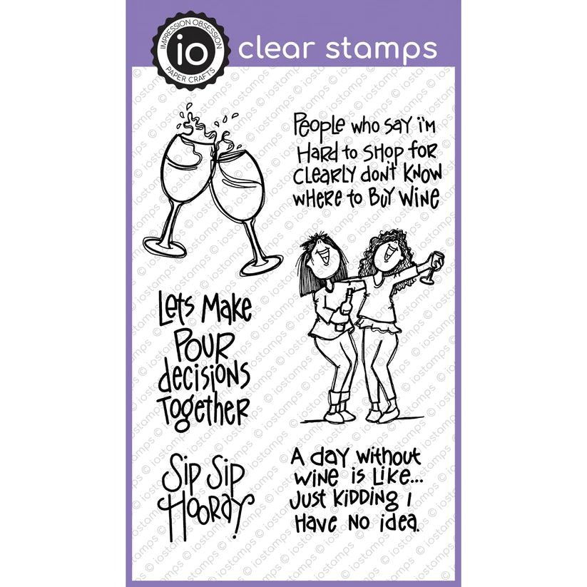 Impression Obsession Pour Decisions Stamp Set