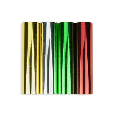 Spellbinders, Glimmer Foil Set-Red, Green, Silver, Gold