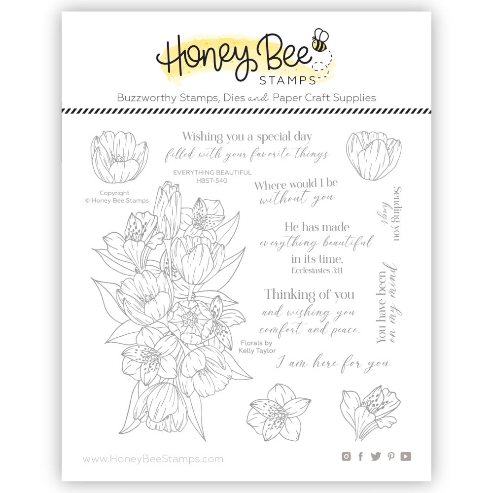 Honeybee Stamps, Everything Beautiful Stamp