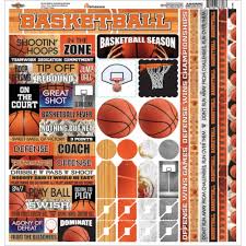 Reminisce, Basketball  Sticker Sheet