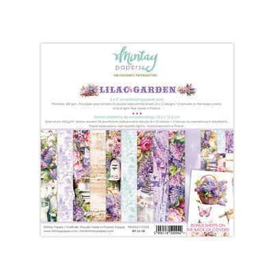 Mintay, Lilac Garden 6x6 Paper pad