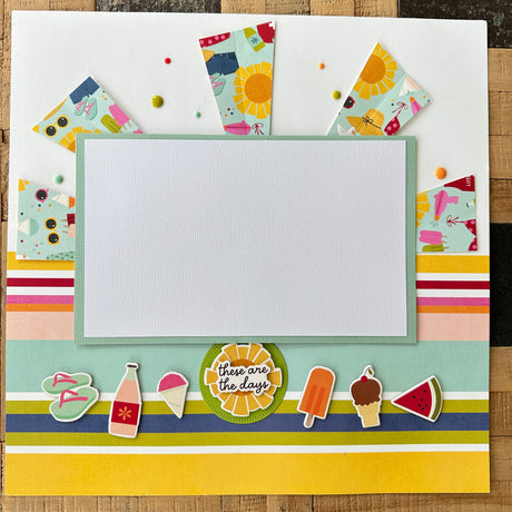TSC, Summer Layout Kit- 2- 2 Pages