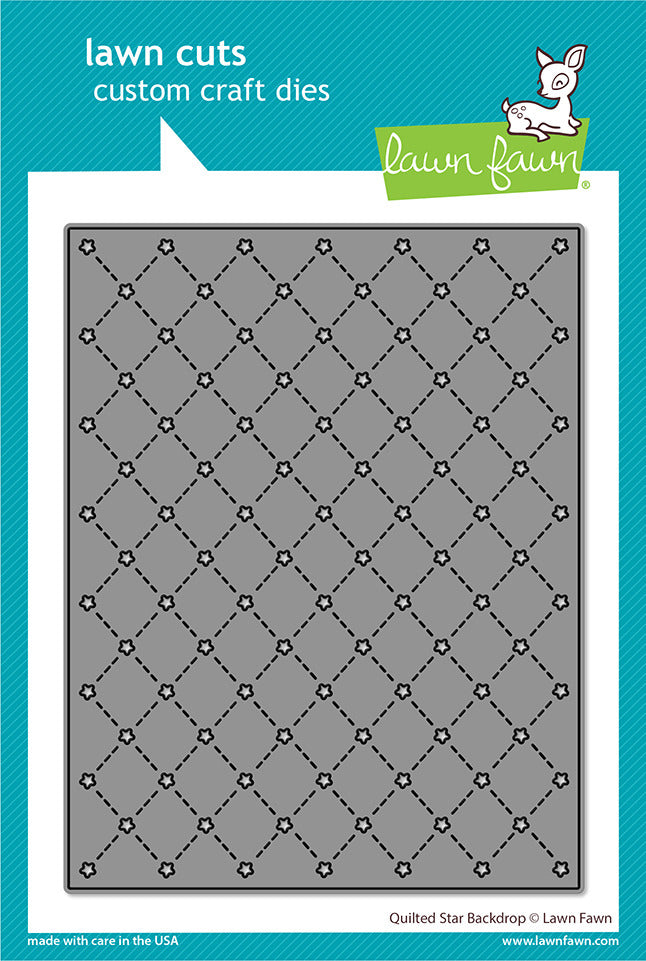 Lawn Fawn, Quilted Star Backdrop Die Cut