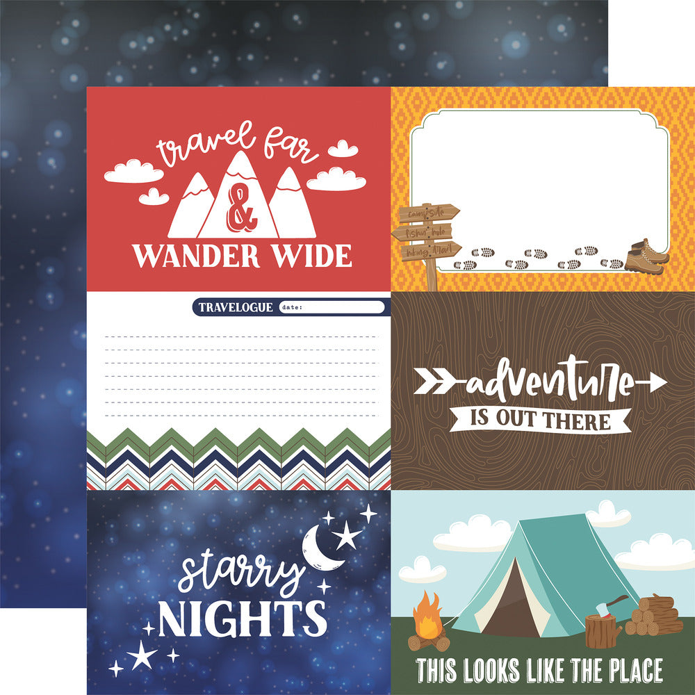 Echo Park, Into the Wild, 6x4 Journaling Cards