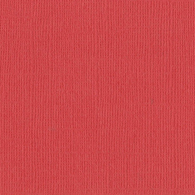 American Crafts, Bazzil 12x12 Cardstock, Flamingo
