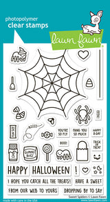 Lawn Fawn, Sweet Spiders Stamp and Die Cut
