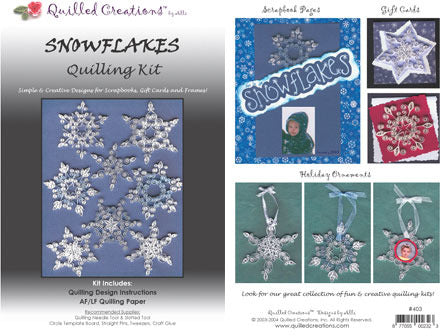 Quilled Creations; Quilling Kit; Snowflakes