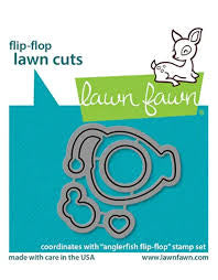 Lawn Fawn, Anglerfish Flip Flop Die cut
