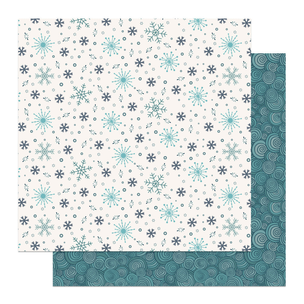 Photoplay Paper, Yeti Snow, Snowflakes