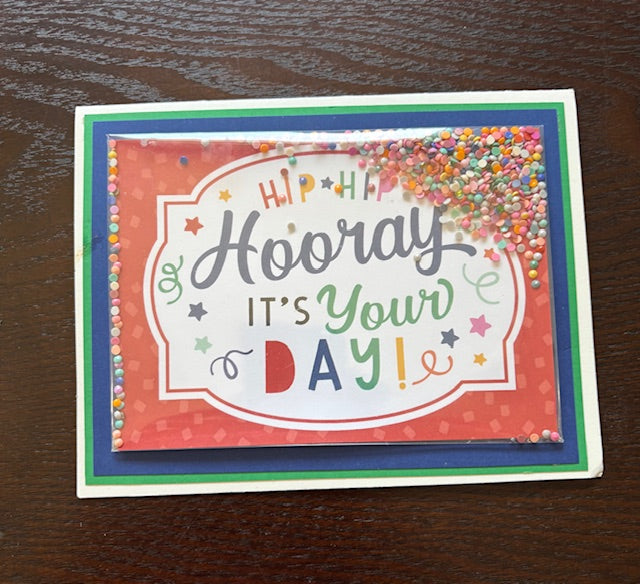 Marilyn Whatman Card Kit, Shaker Cards Happy Birthday