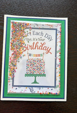 Marilyn Whatman Card Kit, Shaker Cards Happy Birthday