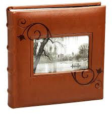 Pioneer, 12x12 Post Bound Album Brown Embossed Cover