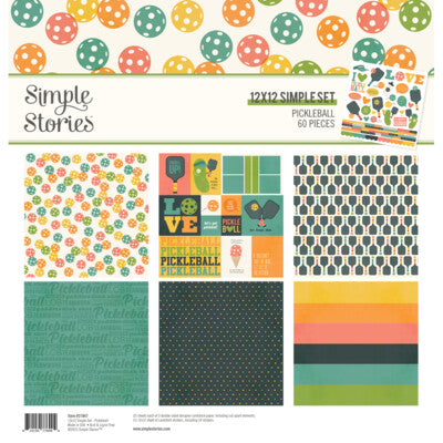 Simple Stories, Swim Simple Set, Pickleball