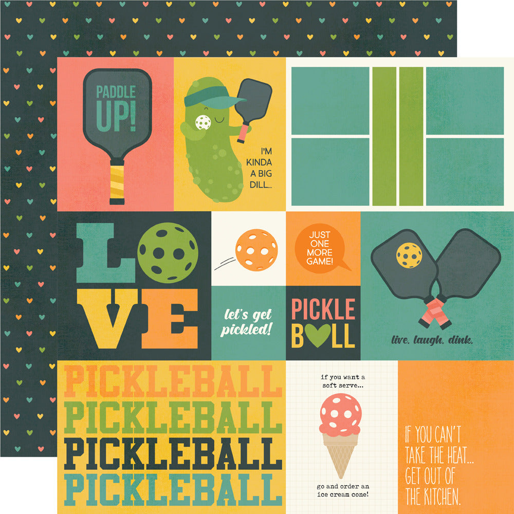 Simple Stories, Pickleball  Elements