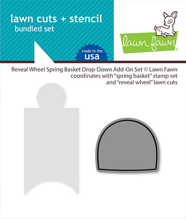 Lawn Fawn, Reveal Wheel Spring Basket Drop Down Add-on Set