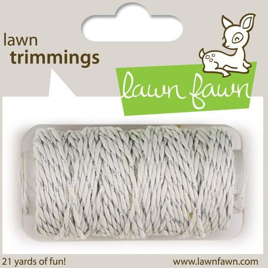 Lawn Fawn, Silver Sparkle Hemp Cord