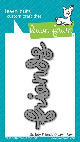 Lawn Fawn, Scripty Friends Die Cut