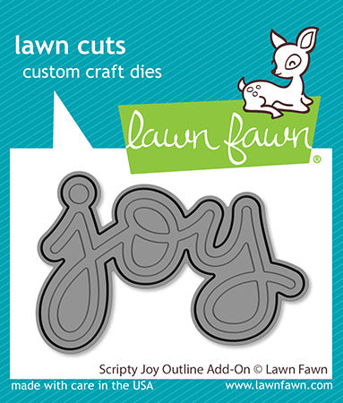 Lawn Fawn, Scripty Joy Outline Add-On