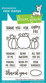 Lawn Fawn,  Pick Of The Patch Add-On Stamp & Die Cut