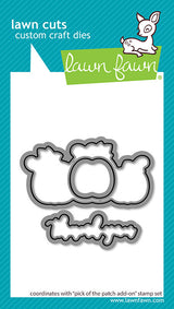 Lawn Fawn,  Pick Of The Patch Add-On Stamp & Die Cut