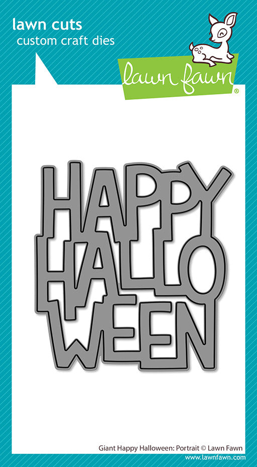 Lawn Fawn, Die, Giant Happy Halloween: Portrait
