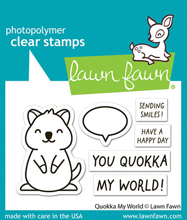 Lawn Fawn, Quokka My World Stamp & Die Set