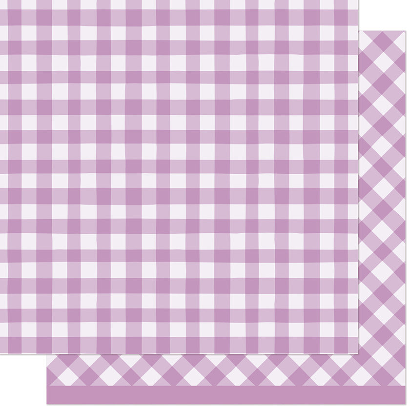 Lawn Fawn, Giddy for Gingham, Berries Paper