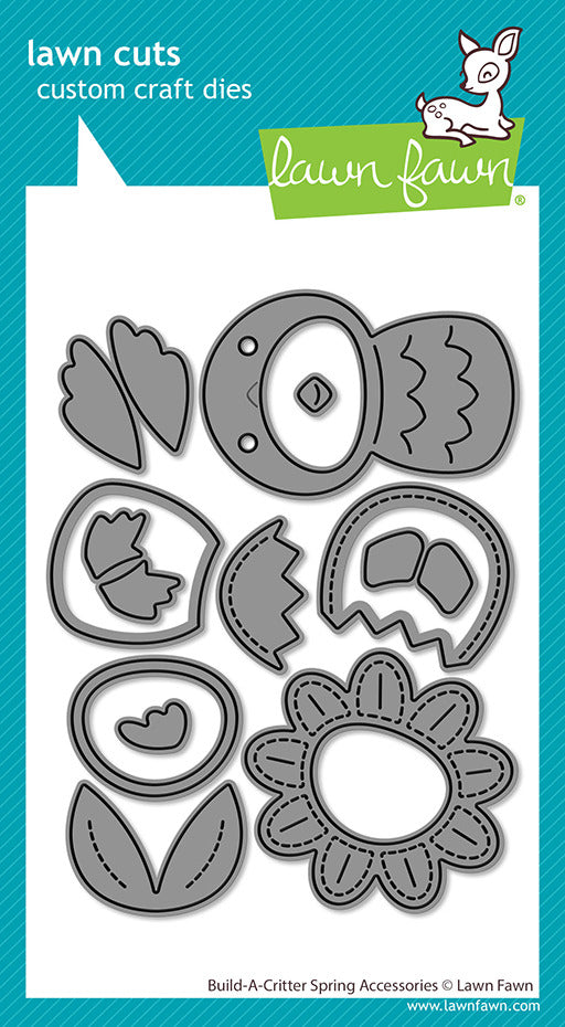Lawn Fawn, Die, Build-a-Critter Spring Accessories