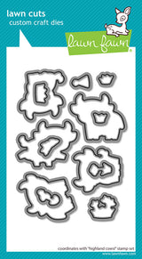 Lawn Fawn,  Highland Cows! Stamp & Die Set