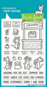 Lawn Fawn,  Make Lemonade! Stamp & Die Set