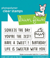 Lawn Fawn, Make Lemonade! Add One Set