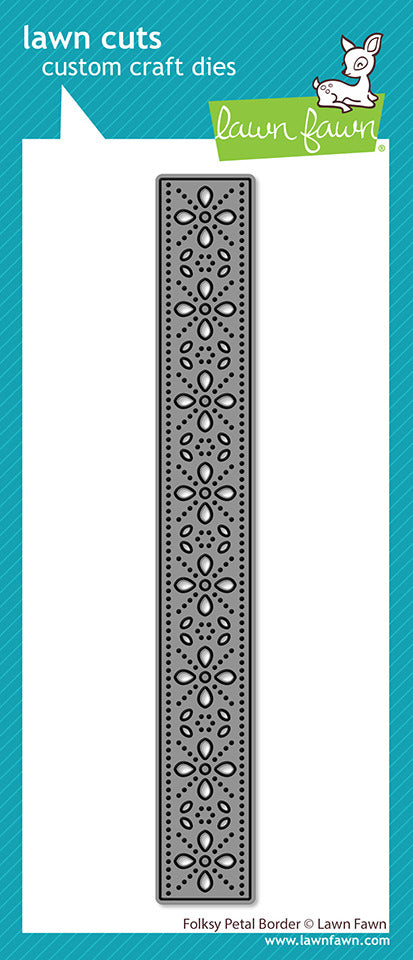 Lawn Fawn,  Folksy Petal Border