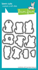 Lawn Fawn, Stamp & Die Set Cozy Dogs