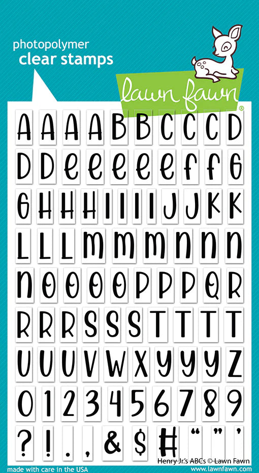 Lawn Fawn, Henry's Jr's ABC's Stamp