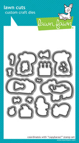 Lawn Fawn Capybaras! Stamp and Die Cut
