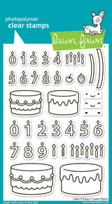 Lawn Fawn Cake It Easy Stamp and Die Cut