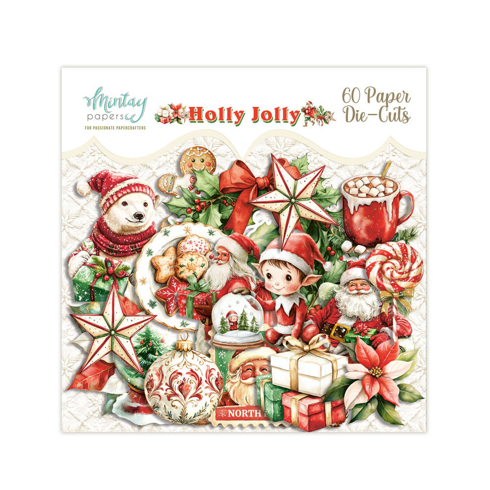 Mintay, Paper Die Cuts, Holly Jolly