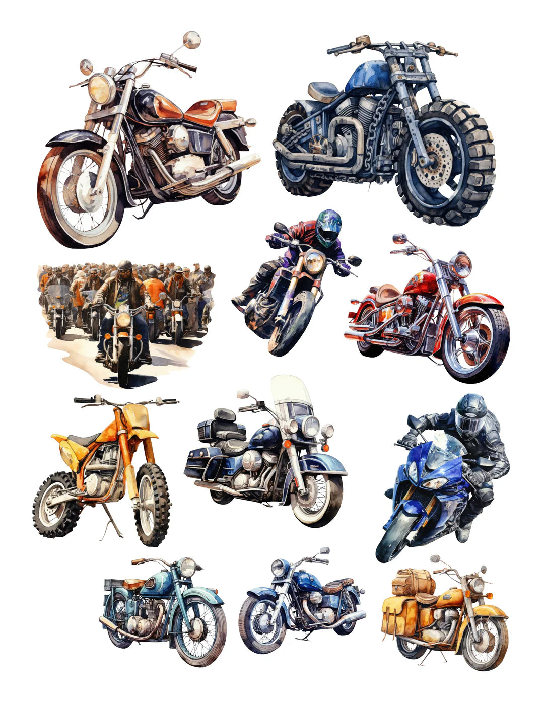 Simply Stated, At the Speedway - Motor Bike Ephemera Pack