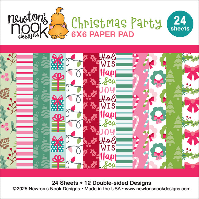 Newton Nook, Christmas Party 6x6 Paper Pad