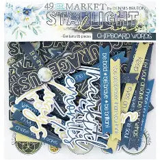 49 and Market, Starlight Dreams, Chipboard Words