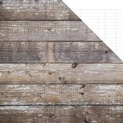 Simple Stories, Cardstock, Cedar/White Ledger