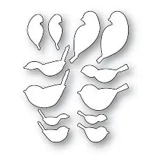 Memory Box, Layered Birds Die Cut