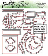 Picket Fence, Christmas Wishes, Tags & Ornaments Stamp& Die set