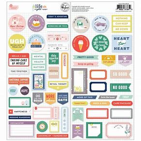 Pink Fresh Studio, Life Right now, Sticker Sheets