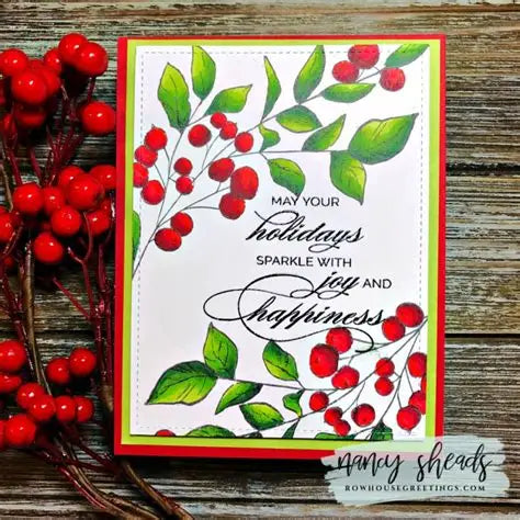 Taylored Expressions, Mini Slim Stencil, Seasonal  Sprig