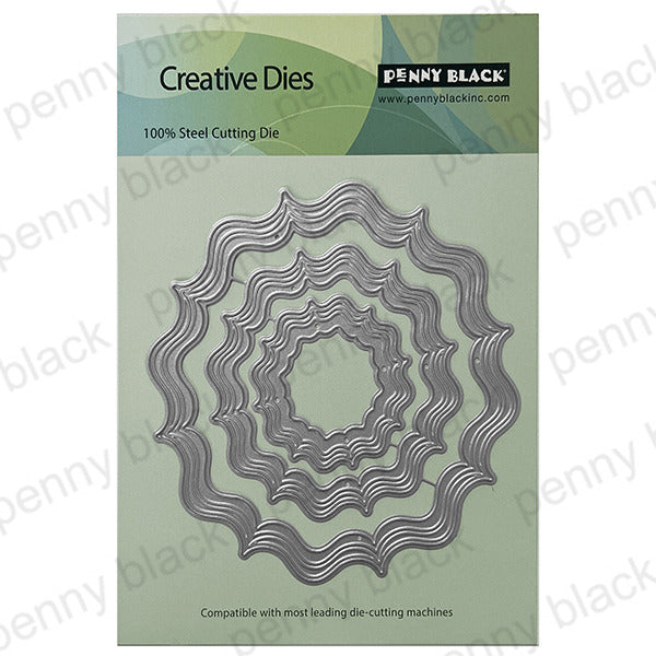 Penny Black, Die, Marbled Ripple Frame Pre-order