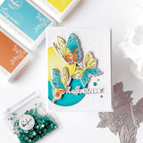 Pinkfresh, Stencil, Butterfly Bliss