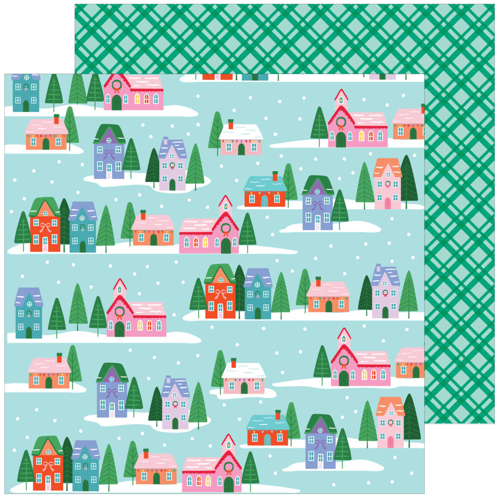 Pinkfresh Studio, 12X12 Patterned Paper, Very Merry Christmas - Gift of Togetherness