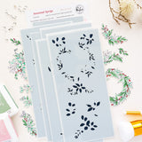 PinkFresh Studio, Stencil , Seasonal Sprigs