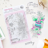 Pinkfresh Studio,  Festive Flourish, Stamp, Die Cut and Stencil Set